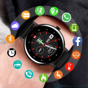 Plne Dotykový Smart Hodinky 2020 Ženy Muži Smartwatch Fitness Tracker Športové Nepremokavé Bluetooth Hodinky Pre Android IOS Smart-hodinky