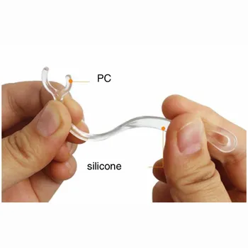 100ks/veľa Bluetooth Slúchadlo transparentné silikónové Earhook 6 mm 7 mm 8 mm 10 mm Slučky Klip Ucho Náhradné Slúchadlá Príslušenstvo