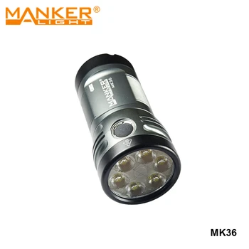 Manker MK36 Výkonný USB C Nabíjateľná Floodlight Baterka Cree XHP50.2 LED 18650 Batériu Dlho Rozsah Vonkajšie Power Bank Horák