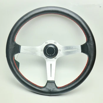 Auto štylizované kožený volant / 14 palcový všeobecné volant / auto upravené DIY volante