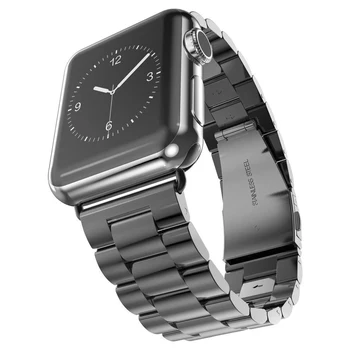 Popruh pre apple hodinky kapela 44 mm 40 mm z nehrdzavejúcej ocele iwatch slučky 42mm 38 mm kovový náramok apple hodinky 6/se5/4/3/2/1 44 mm