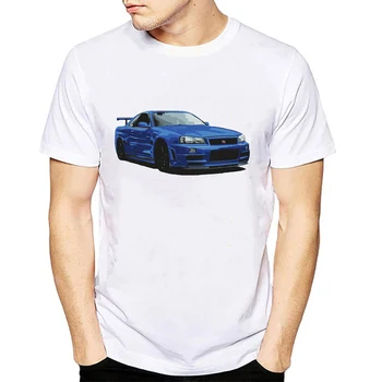 Cool Supercar maza Funny autá T-shirt Mužov letné topy Klasický Muž, biela camisetas harajuku hip hop tričko