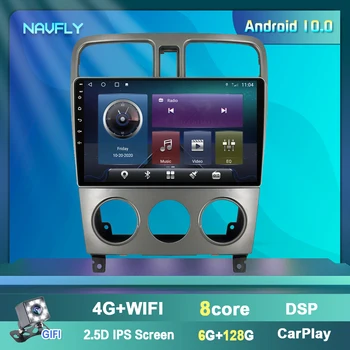 OKNAVI 2 Din Android 9.0 Auto Rádio Multimediálny Prehrávač Pre Subaru Forester 2004 2005 2006 2007 2008 Navigácie GPS Video 4G Žiadne Dvd