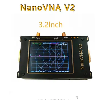 NanoVNA V2 3.2 lnch Čierna zlatá verzia 3G vektor analyzátora siete S-A-A-2 NanoVNA V2 antény krátke vlny HF a VHF UHF