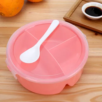 Nové Plastové Príbory Obed potravín Bento Box Skladovanie S Lyžicou Pre Deti Mikrovlnná Misy Jedla Kontajner Doska Večera Súbor Lunchbox