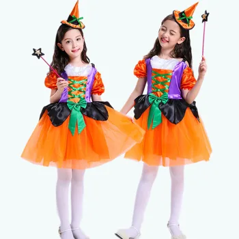 2020 Dieťa Dievča Halloween Kostýmy Pre Deti Dievča Vianočné Kostýmy Detí Župan Princesse Enfant Fille Party Šaty Sady Oblečenia