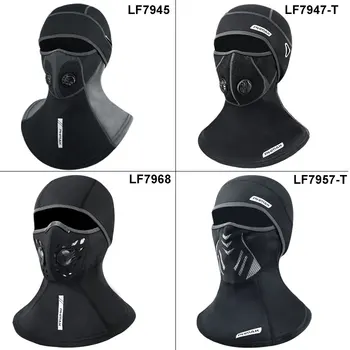 PHMAX Fleece Lyžiarske Maska na Zimnom MTB Bicyklov, jazda na Bicykli Masky S Filtrami Udržať v Teple Split Maska Outdoorové Športy, Cyklistické pokrývku hlavy Spp
