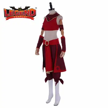 Avatar: The Last Airbender cosplay kostým Kyosho Bojovníkov Suki cosplay kostým jednotné šaty červené šaty fire nation kostým