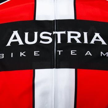 Rakúsko cyclingn jersey Mužov Horský Bicykel jersey jeseň MTB Cyklistické Tričko dlhý rukáv Cesty, blúzky, Top nosenie jeseň NÁS Taliansko červená