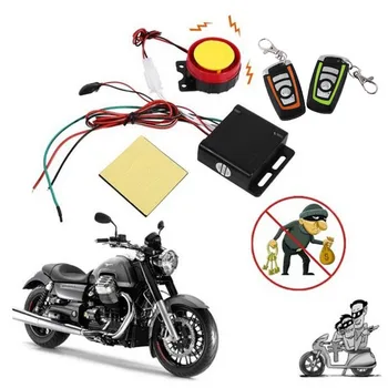 Univerzálny Motocyklový Alarm Moto Diaľkové Motor Spustiť Alarm Moto Alarm Systém obojsmerná s naštartovaním Diaľkové Ovládanie Tlačidlo Fo