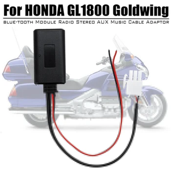 Motocykel Adaptér bluetooth Modul Aux-in Audio Kábel pre Honda pre GL1800 Goldwing