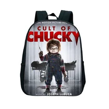 Horrior Kult Chucky Dieťaťa Hrať Batoh Deti Školské Tašky pre Gilrs Plecak 12inch Dieťaťa Tašky pre Chlapcov Dieťa Mochilas Escolares