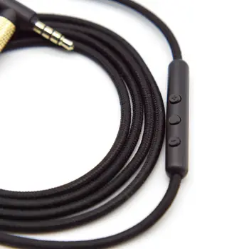 Náhradné Audio Káble Kábel S Mic Ovládanie Hlasitosti opper OCC Aux Kábel pre Meizu HD50 Slúchadlá Pre iPhone Android Samsung