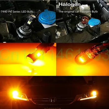 Predné zase svetlo Na Nissan Leaf ze0 2010 fog/parkovacie svetlo zadné prelome/stop/Back-up žiarovky Auto Led Lampa Canbus 2pc
