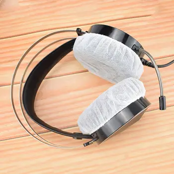 100ks/Vrecko Jednorazové Slúchadlá Kryt Netkaných Earmuff Vankúš 10-12 CM Headset