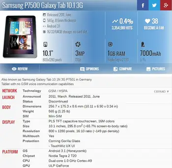 Tablet Dotykový Panel Pre Samsung Galaxy Tab 10.1