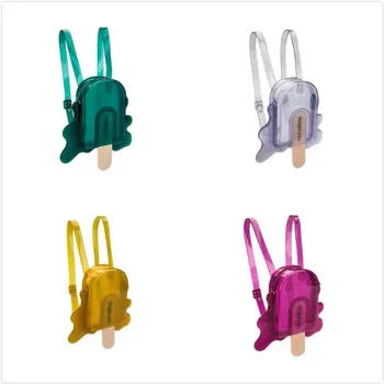 Mini Melissa Dizajn Melissa Originálneho Popsicle Jelly Taška 2020 NOVÉ Dievčatá Backbag Ramenní Taška na Darček k Narodeninám