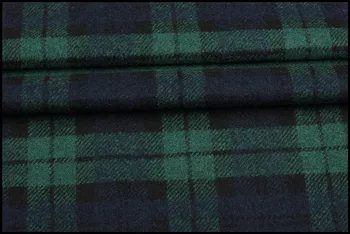 Elegantné klasického Škótskeho koberčeky pšenica krepové dvojité jersey vlnené tkaniny sukne 1m
