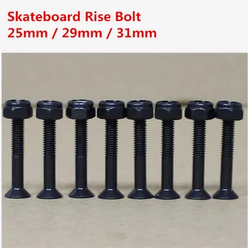 25 mm 29mm 31mm Dĺžka Skrutky Skateboard Vznik Skrutky Longboard Veľké Kolesá Cestných Skate Board Zvýšiť Nápravy Diely Príslušenstvo 8 ks/veľa