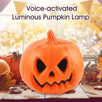 Halloween Hovorí Tekvica Lampáš Hlasové Ovládanie LED Tekvica Hračka Projekčnej Lampy Halloween Dekorácie Na Halloween Domácej Strane