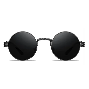 Móda Steampunk slnečné Okuliare Značky Dizajn Ženy Muži Retro Kolo Metal Punk Slnečné okuliare UV400 Odtiene Okuliare