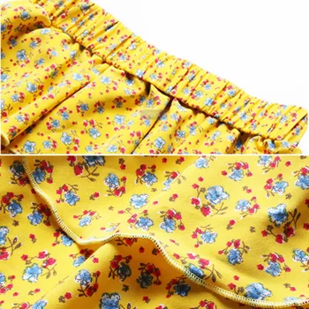 Letné Vintage Volánikmi Mini Sukne dámske Móde Žltá BOHO Skladaný Kvet Plážové Sukne Strany Pozdĺžne Biele Dna 2020 NOVÉ