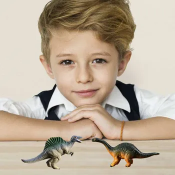 Animal Model Obrázok Hračky Besegad 24pcs Mini Plastové Simulácia Dinosaura Obrázok Modelu Vzdelávacích Hračiek Nastaviť pre Deti Prospech Darček