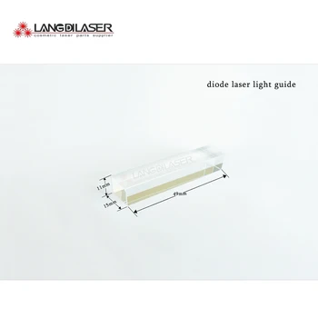 Dióda lasera 808nm~810nm optický hranol sprievodca crystal s materiálom sapphire
