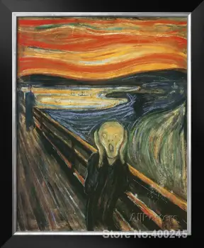 Galéria umenia Scream tým, Edvard Munch olej na plátne, Ručne vyrábané Vysokej kvality