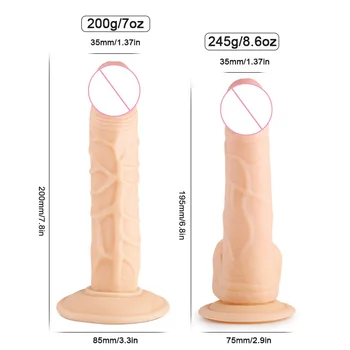 Realistické Silikónové Dildo s Prísavkou G Mieste Masér Análny Vibrátor, Dildo Umelý Penis Ženská Masturbácia, Sexuálne Produkty