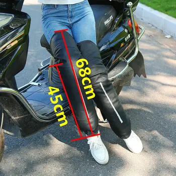 PU Kožené Motocykel Ochranné Knee Pad S Reflexné Pásky Pol Chaps Hrubé Lyžiarske Kolenný Chránič Nepremokavé Leg Warmer Moto