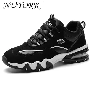 NUYORK Nový záznam hot predaj zimných pu plus velvet Mužov a žien bežecká obuv tenisky 816A-816B#
