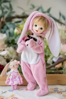 BJD bábiky oblečenie Vhodné pre 1/6 minútu imda3.0 roztomilý oblečenie zvierat jumpsuit pyžamo jingle bell milkshake roztomilý zajačik