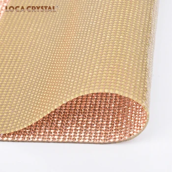 AAA Grade Kolo Pointback Svetlo Broskyňa farba Crystal rýchlu Opravu Drahokamu Oka List LOCACRYSTAL