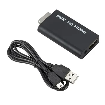 Prenosné PS2 HDMI 480i/480p/576i Audio Video Converter, s 3,5 mm Audio Výstup, Podporuje Všetky PS2 Režimy Zobrazenia PS2 NA HDMI