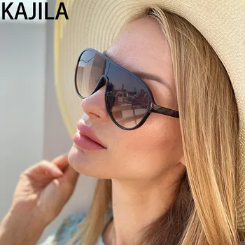 Slnečné okuliare Ženy 2020 UV400 Luxusné Značky Dizajn, Trendy Jeden Kus Veľké Rámom Slnečné Okuliare Odtiene Pre Ženy Vintage gafas de sol