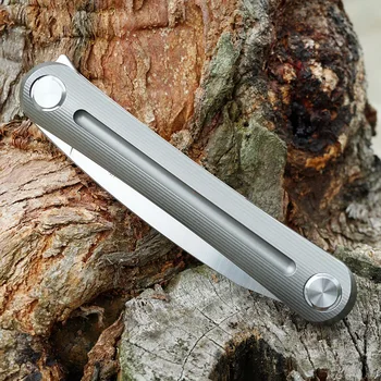 TWOSUN KNIVE M390 čepeľ skladací Vreckový Nôž taktické camping lovecký Nôž vonkajšie nástroj Titán výchovy k DEMOKRATICKÉMU občianstvu Guľkové Ložisko Plutvy TS169