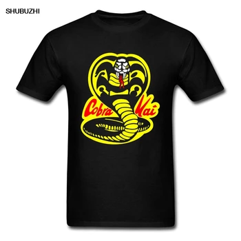 Thajský Venomous Had Cobra Kai T Shirt Čistej Bavlny Crewneck Bežné Topy & Tees Funny T-Shirt Bavlnená Tkanina Módny Odev
