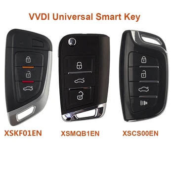 XHORSE VVDI Univerzálny diaľkový ovládač Smart Key S Blízkosť Funkcia PN XSKF01EN XSMQB1EN XSCS00EN anglická Verzia