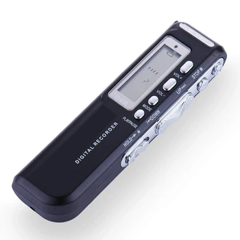006 Prenosný Záznamník, MP3 Prehrávač Hlasom Aktivovaný 8GB USB Flash Ovládač Digitálny Hlasový Záznamník hlasový záznam