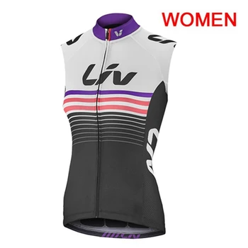 Nový cyklistický Dres Ženy lete rýchle suché bicykel bez rukávov tričko MTB vesta Ropa Ciclismo Mujer požičovňa športových jednotné Y20052802
