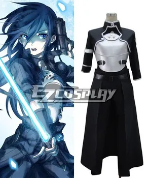 Japonské Anime Oblečenie Sword Art Online (Zbraň Gale Online) Žena Kirito Cosplay Kostým E001