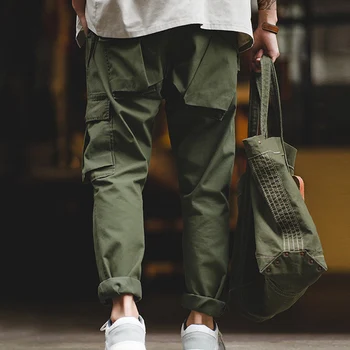 2020 Nový Vintage Vojenské Taktické Nohavice Bežné Armády Green Cargo Nohavice, Pracovné Nohavice S Mnohými Vreckami