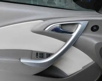 8PCS /SET Mikrovlákna, Predné /Zadné Dvere, Panel / Opierke, Kožený Ochranný Kryt Výbava Pre Buick Excell GT / XT 2010-