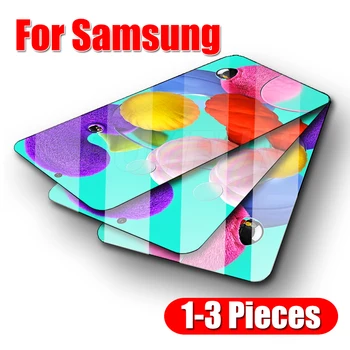 1-3KS Tvrdeného Skla pre Samsung A51 51 Screen Protector Samsung Galaxy A51 A71 Samsang M11 M21 M31 Glas Ochranný Film