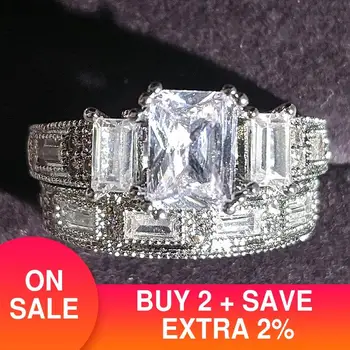 2021 nové luxusné kolo 925 sterling silver prsteň pre ženy lady výročie darček šperky hromadne predávať Čierny piatok R5833
