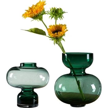 Luxusné sklenené vázy Nordic farebné terárium sklenené nádoby Stola vázy remesiel centerpieces domova príslušenstvo