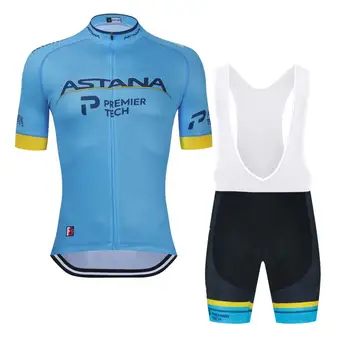 2020 ASTANA Pro Team Laser Cut Kapela cyklistika dres nastaviť mužov závod putá rýchle suché leto MTB Ropa Ciclismo Požičovňa maillot GÉL PAD