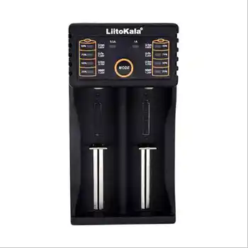 Liitokala lii-202 Nabíjania cez USB 5V 2A 18650/26650/16340/14500/17355/18490 Micro USB, Batéria Inteligentná Nabíjačka lítium-NiMH batérie
