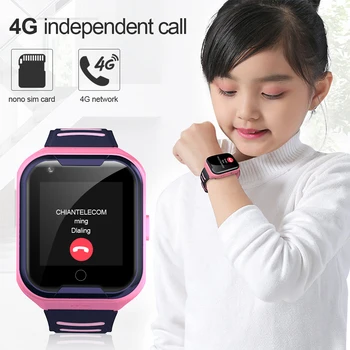 2020 Deti Smart Hodinky SOS Anti-stratené Dieťa 4G SIM Karty, GPS, WIFI Hovor Miesto LBS Sledovania Smartwatch